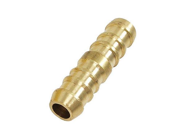 Latao Gas Emenda P/Mangueira 3/8