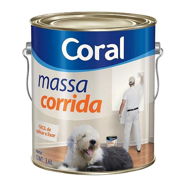 Massa Corrida Coral 3,6l