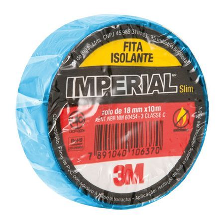 Fita Isolante Azul Imperial 3m 10m