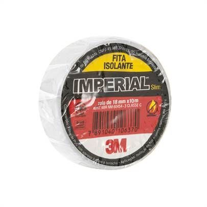 Fita Isolante Branca Imperial 3m 10m