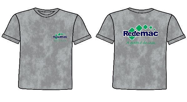 Camiseta Mescla  M C/ Reforco Redemac