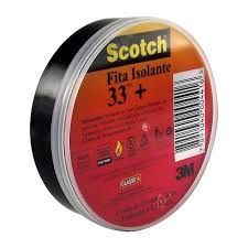 Fita Isolante Preta 3m 20m Scoth