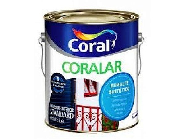 Tinta Esmalte Coralar Coral 3,6l Laranja