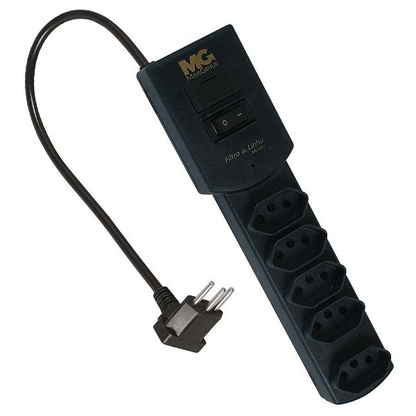 Margirius Mg-3001 Filtro Cabo 1m5 Preto Bivol