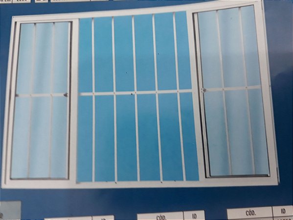 Mgm Janela Correr 4f (2fx) C/Gr 7,7 120x100 Rf2138