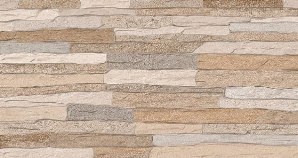 Piso Ceramico 31x59 Stone Beige Retificado Raffinato