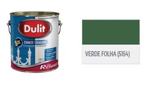Tinta Esmalte Dulit Renner 3,6l Br Verde Folha