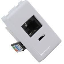 Emb Modulo Tramontina Branco Tomada Telefone Rj11