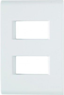 Emb Liz Placa Modular Branco 2ph Tramontina