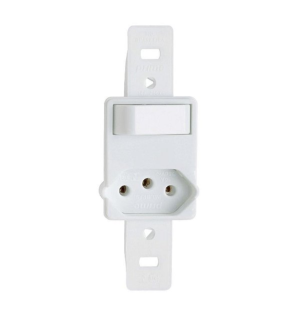 Cinza Modulo Tomada + Interruptor Tramontina