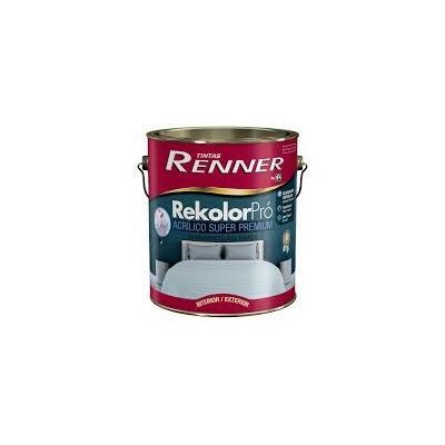 Tinta Acrilica Renner Rekolor Acetin 3,6l Branco