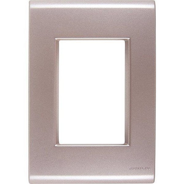 Emb Liz Placa Modular Ouro Velho 3ph Tramontina