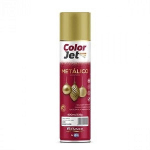 Tinta Spray Renner 400ml Metal.Ouro