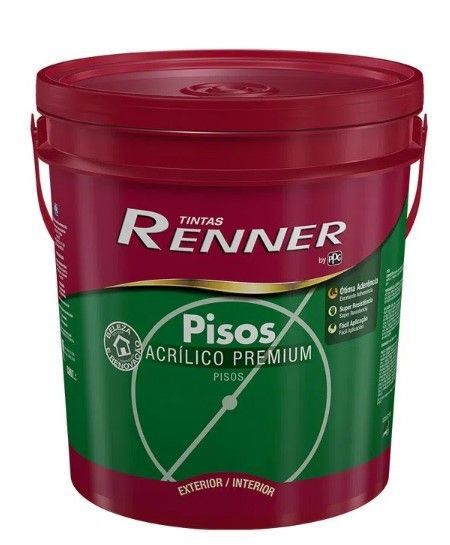 Tinta Acrilica Renner Pisos 18l Concreto.