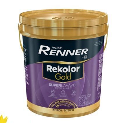 Base Acril Renner Gold 18l Acetin Bra/Past/Med