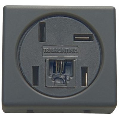 Emb Modulo Tramontina Grafite Telefone 4p+Rj11