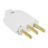 Plug Macho 3p 20a Tramontina Branco
