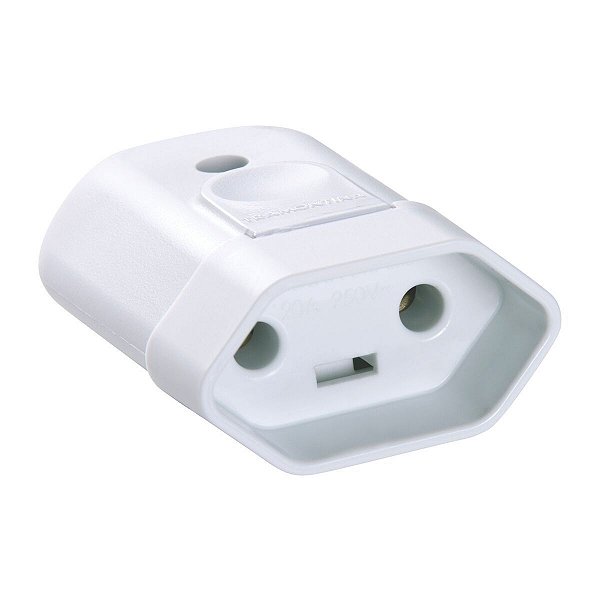 Plug Femea 2p 20a Tramontina Branco