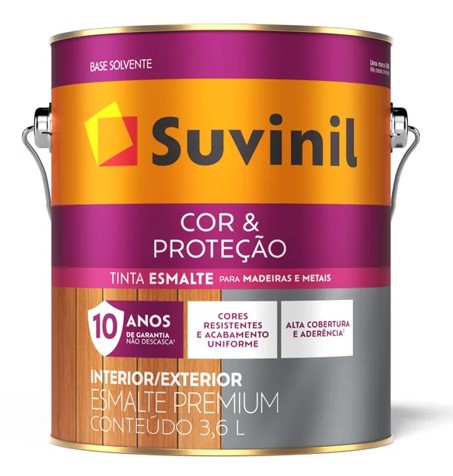 Base Suvinil Esmalte Cor&Prot Acetin A 3,2l