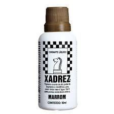 Corante Liquido Xadrez 50ml Marrom