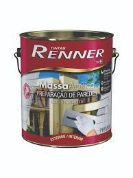 Massa Acrilica Renner 0,9kg Branca