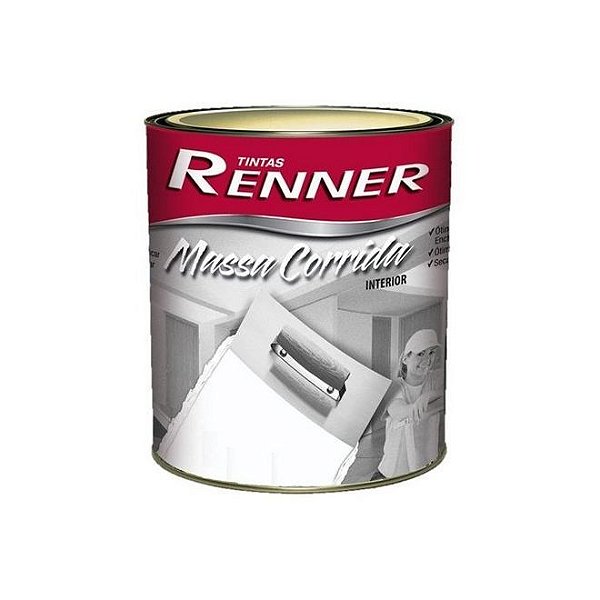 Massa Corrida Renner 0,9l Branca