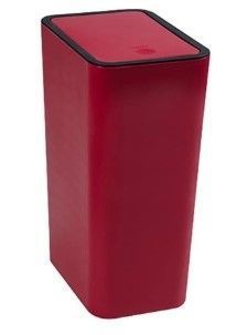 Lixeira Astra Tampa Click 8 Litros Vermelho