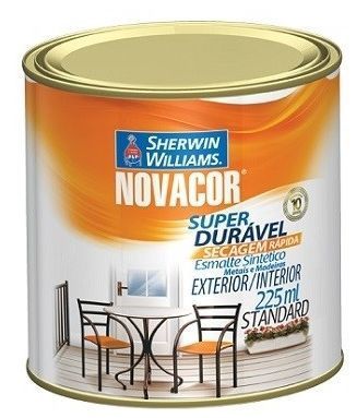 Tinta Esmalte Novacor 225ml Vermelho