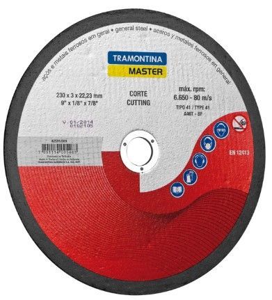 Disco Corte Ferro 9 Tramontina
