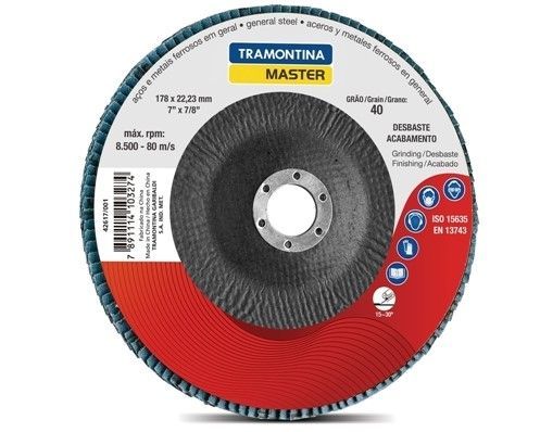 Disco Lixa Flap 7      60 Tramontina