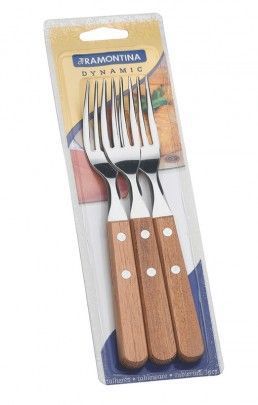 Conjunto Garfos Tramontina Inox 3 Pcs Dynamic