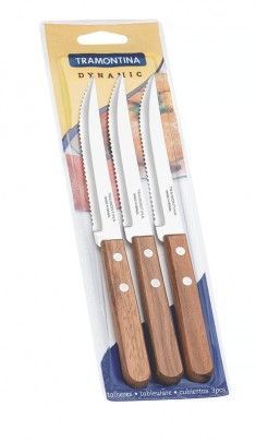 Conjunto Facas Tramontina Inox 3 Pcs Dynamic