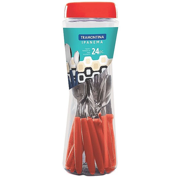Conjunto Talheres Tramontina Inox 24 Pc Ipanema