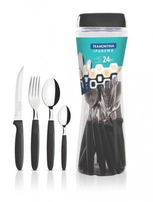 Conjunto Talheres Tramontina Inox 24 Pc Ipanema