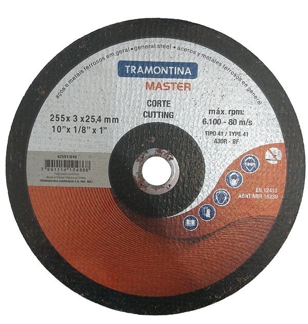 Disco Corte Ferro 10 Tramontina