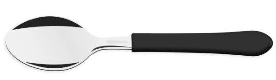 Colher Tramontina Mesa Inox Leme Preta