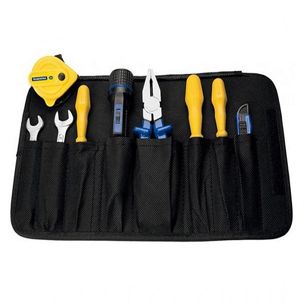 Jogo Ferramentas 9pcs + Trena Tramontina