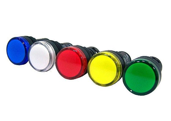 Sinalizador Soprano 22mm Vermelho 110vca