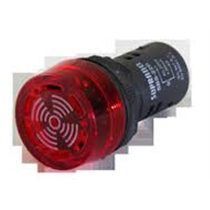 Sinaleiro Soprano Sonoro E Luminoso Vermelho 220v