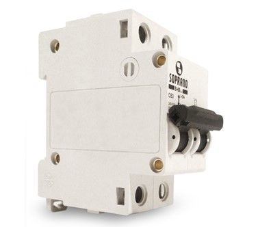 Disjuntor Soprano Branco Din 2 X 63a 6000k New