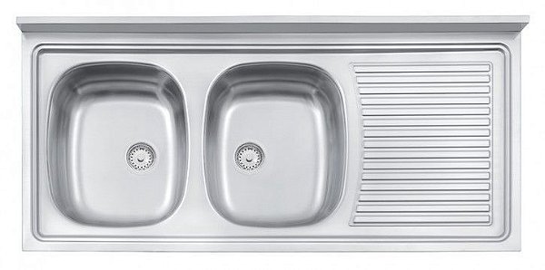 Pia Inox Tramontina 120x55 2ce Perfecta