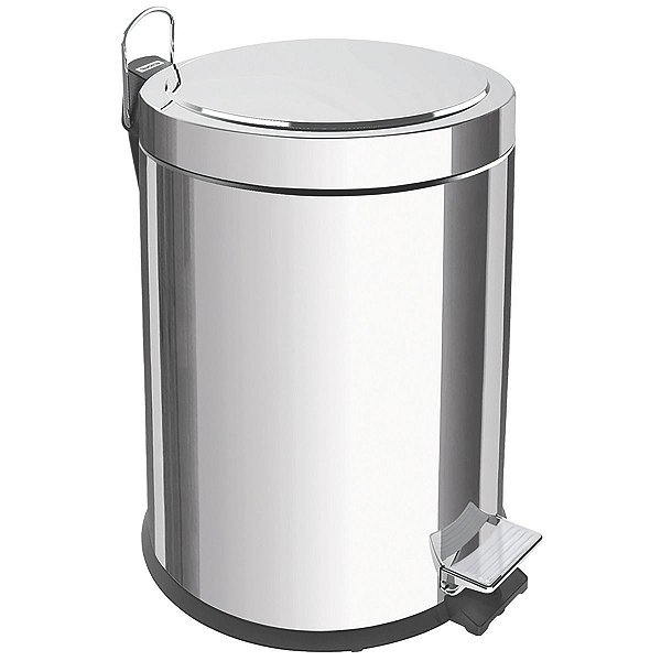 Lixeira Inox Tramontina C/Pedal Brasil 3l