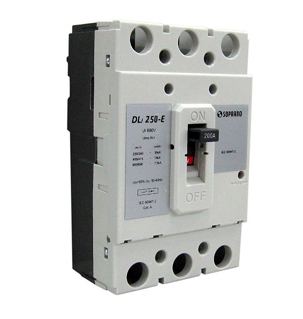 Disjuntor Caixa Moldada Soprano Branco 175a