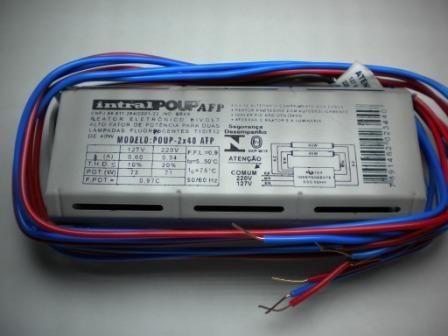 Reator Eletronico 2x40 Intral