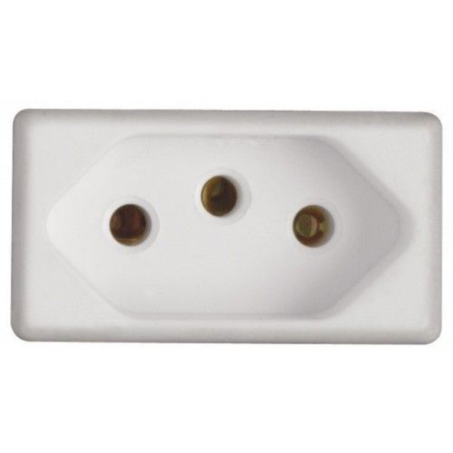 Emb Modulo Tramontina Branco Tomada 10a H35