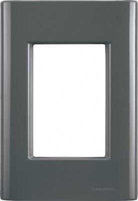 Emb Giz Placa Modular Grafite 3ph Tramontina