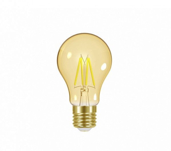 Lampada Led Vintage 4w A60 Ambar Taschibra