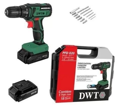 Parafusadeira e Furadeira a Bateria 20v Bivolt 020i Dwt