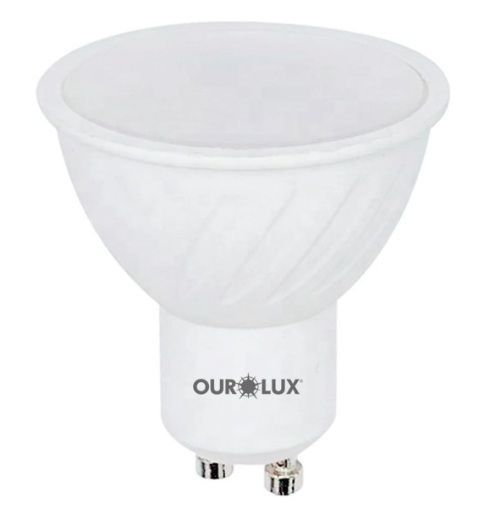 Lampada Dicroica Led Gu10 Mr16 6w Biv 6500k Ourolux