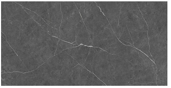 PORCELANATO 62X121 "A" POLIDO GRAN MARMI GRAFITE LUX P62515 EMBRAMACO